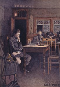 Bonaparte en 1792 como un frecuentador de un restaurante de seis sous en París, 1896 de Unbekannt