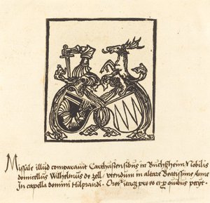 Exlibris de Wilhelm von Zell de Unbekannt