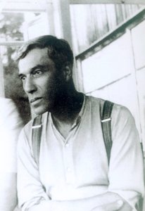 Boris Pasternak, poeta y novelista ruso, Peredelkino, URSS, 1940s