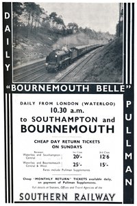 Bournemouth Belle - Ferrocarril del Sur, 1936