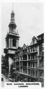 Iglesia de Bow, Cheapside, Londres, década de 1920 de Unbekannt