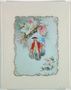 Niño sosteniendo un ramo de rosas, 1880-1910