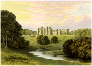 Castillo de Brancepeth, Lord Boyne, c1880 de Unbekannt