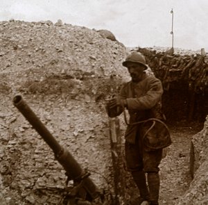 Cañón Brandt, c1914-c1918 de Unbekannt