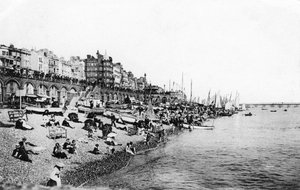 Playa de Brighton, East Sussex, c1900s-1920s de Unbekannt