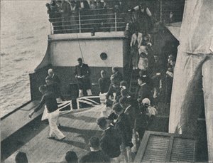 Llevando el Cuerpo a Bordo, c1900, 1910 de Unbekannt