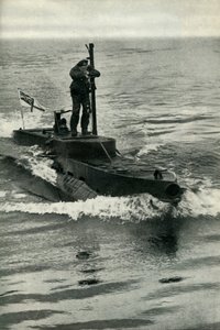 Submarino enano británico X-Craft, Segunda Guerra Mundial, 1945 de Unbekannt