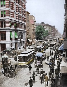 Broadway, Nueva York, siglo XIX de Unbekannt