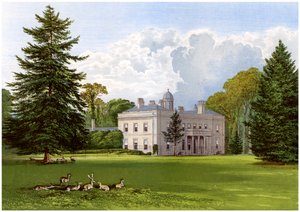 Brockley Hall, Somerset, hogar de la familia Smyth-Pigott, c1880 de Unbekannt