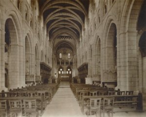 Iglesia de la Abadía de Buckfast, Interior, finales del siglo XIX-principios del siglo XX