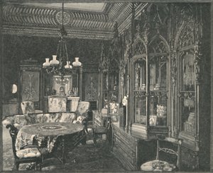 Palacio de Buckingham: La sala de música del Príncipe Consorte, 1886
