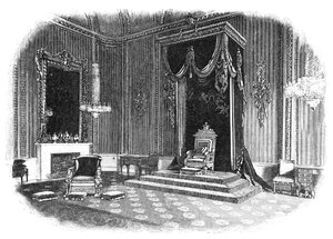 Palacio de Buckingham: La Sala del Trono, 1886 de Unbekannt