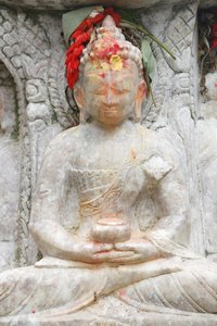 Buda de la meditación, Kirtipur, Nepal