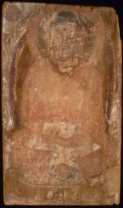 Buda con un Halo y Mandorla de Cuerpo Llameante, siglo VI-VII de Unbekannt