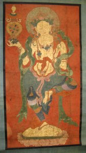 Asistente budista, posiblemente una Dakini de Unbekannt