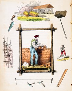 Comercio de la construcción, c1845 de Unbekannt