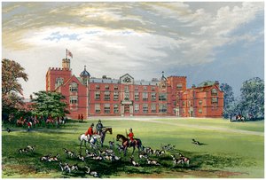 Burton Constable, Yorkshire, hogar del Baronet Constable, c1880 de Unbekannt