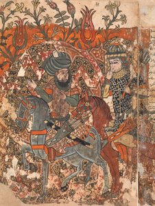 Misión de Burzuya, Folio 5v, 6r de un Kalila Wa Dimna de Bidpai, siglo XVIII de Unbekannt