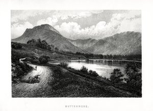 Buttermere, Distrito de los Lagos, Cumbria, 1896
