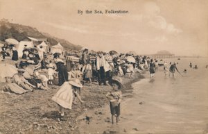 Junto al mar, Folkestone, finales del siglo XIX-principios del siglo XX de Unbekannt