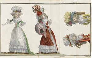 Cabinet des Modes, ou les Modes nouvelles, 1786-1788 de Unbekannt