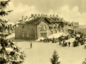 Estación de teleférico, montañas Rax, Baja Austria, c1935 de Unbekannt
