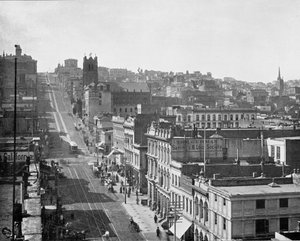 Calle California, San Francisco, California, EE.UU., c. 1900 de Unbekannt