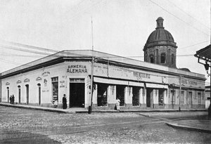 Calle Palmas, Asunción, Paraguay, 1911