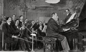 Camille Saint-Saens, compositor, músico y director francés, 1910
