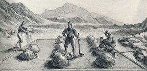 Cancha De Beneficiar, o Modo de Amalgamación de Oro y Plata, c1826, 1911 de Unbekannt