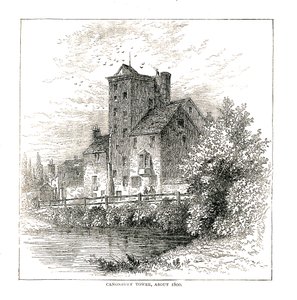 Torre Canonbury alrededor de 1800, 1878 de Unbekannt