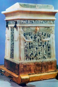 Cofre canópico de la tumba de Tutankamón, siglo XIV a.C.