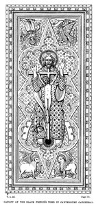 Dosel de la tumba del Príncipe Negro en la Catedral de Canterbury de Unbekannt