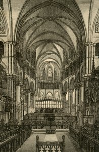 Catedral de Canterbury - El Coro, 1898