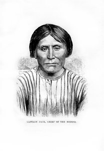 Capitán Jack, jefe de la tribu nativa americana Modoc, 1872