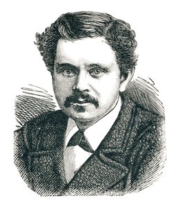 Capitán Paul Boyton, 1848-1924, inventor del traje de inmersión, 1893 de Unbekannt