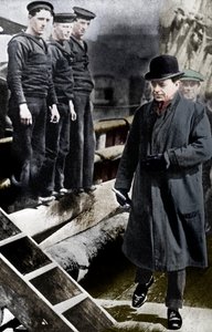 Capitán Scott, explorador polar británico, en el Terra Nova, c1900s-c1910s 1936 de Unbekannt
