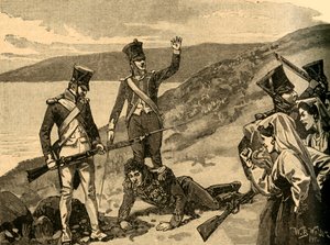 Captura del Mariscal Francés Joachim Murat, Calabria, Italia, 1815 c. 1890 de Unbekannt