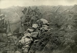 Trincheras alemanas capturadas en Les Eparges, 1919 de Unbekannt