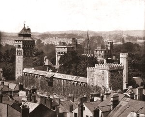 Castillo de Cardiff, Cardiff, Gales, 1894 de Unbekannt