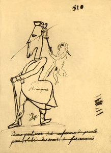 Caricatura de Napoleón, 1779, 1921 de Unbekannt
