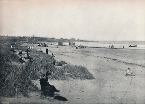 Carnousetie - La ciudad y la playa, 1895 de Unbekannt