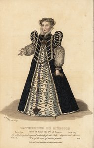 Catherine de Medicis, reina de Enrique II de Francia de Unbekannt
