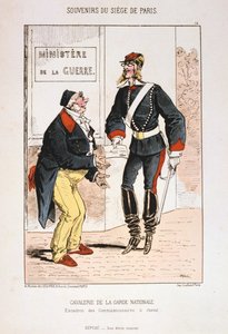 Caballería de la Guardia Nacional, Sitio de París, 1870-1871 de Unbekannt