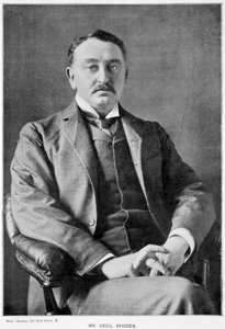 Cecil Rhodes, empresario y estadista sudafricano nacido en Inglaterra, c1890 de Unbekannt