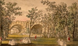 Camino central, Vauxhall Gardens, Londres, c. 1751 de Unbekannt