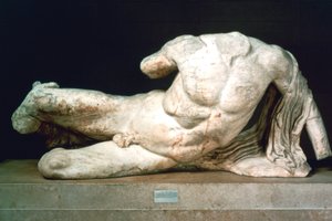 Céfiso o Iliso del frontón oeste del Partenón, 447-432 a.C. de Unbekannt