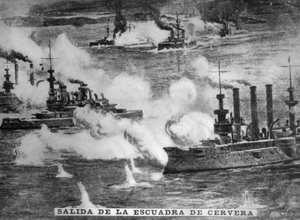 El escuadrón de Cervera, 1898, años 1920 de Unbekannt