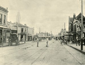 Chapel Street, Melbourne, 1901 de Unbekannt