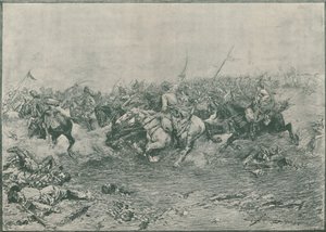 Carga de los Duodécimos Húsares en la Batalla de Marengo, 1800, 1896 de Unbekannt